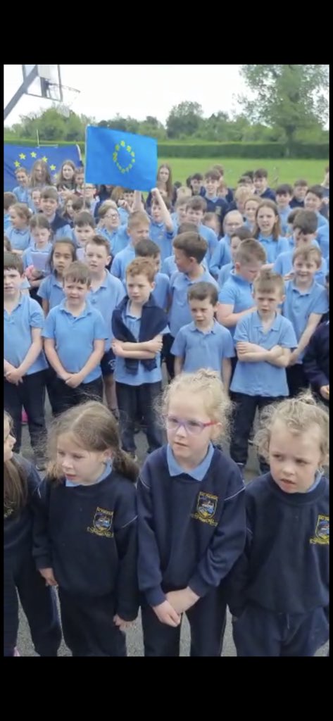 faganjoa's tweet photo. Happy Europe Day from St. Kenny NS, Mullingar, Co. Westmeath! 🇪🇺#OurAnthemEU50 https://t.co/iS1XJtQQ0R