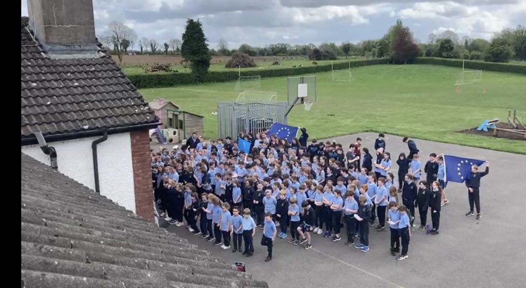 faganjoa's tweet photo. Happy Europe Day from St. Kenny NS, Mullingar, Co. Westmeath! 🇪🇺#OurAnthemEU50 https://t.co/iS1XJtQQ0R