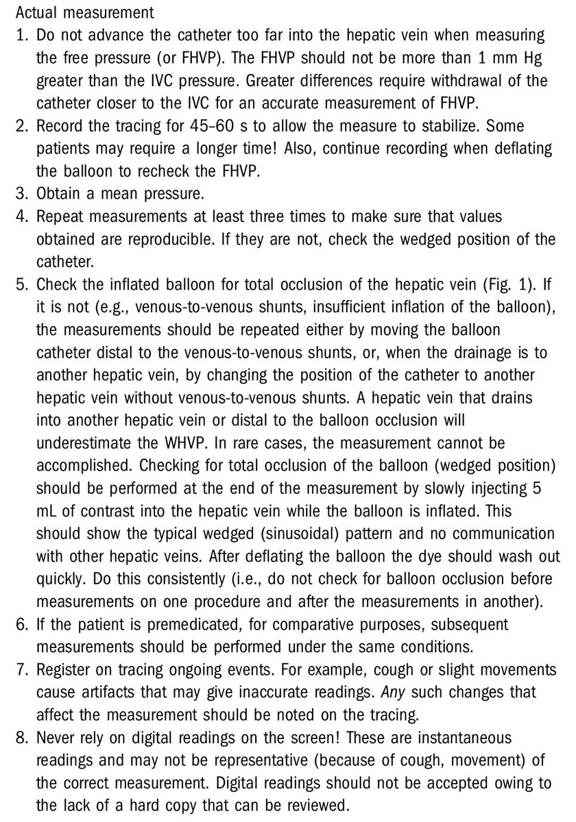 Hepatic Vein Pressure Gradient 👊

“Anything Worth Doing Should Be Done Right”

▪️Required equipment 
▪️Adequate calibration
▪️Adequate recording
▪️Actual measurement

Overview of quality HVPG outlined for non-IR! 👇

🔗 aasldpubs.onlinelibrary.wiley.com/doi/epdf/10.10…

#DDW2023 #LiverTwitter @ebtapper