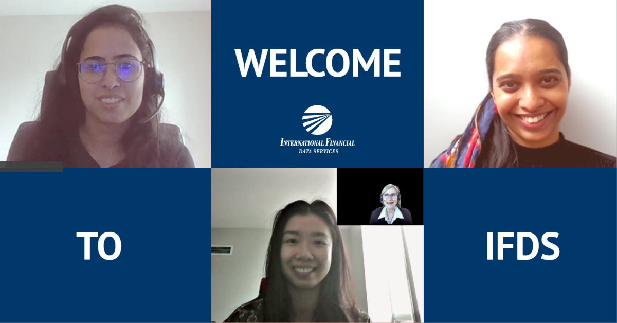 ifdsgroup's tweet photo. Sending a very warm welcome to Ishita, Joanna, and Sabrina who have recently joined IFDS. We wish you all the best in your new roles! 
#newhirespotlight  #welcometotheteam #TeamIFDS https://t.co/uuk3F7pCHd