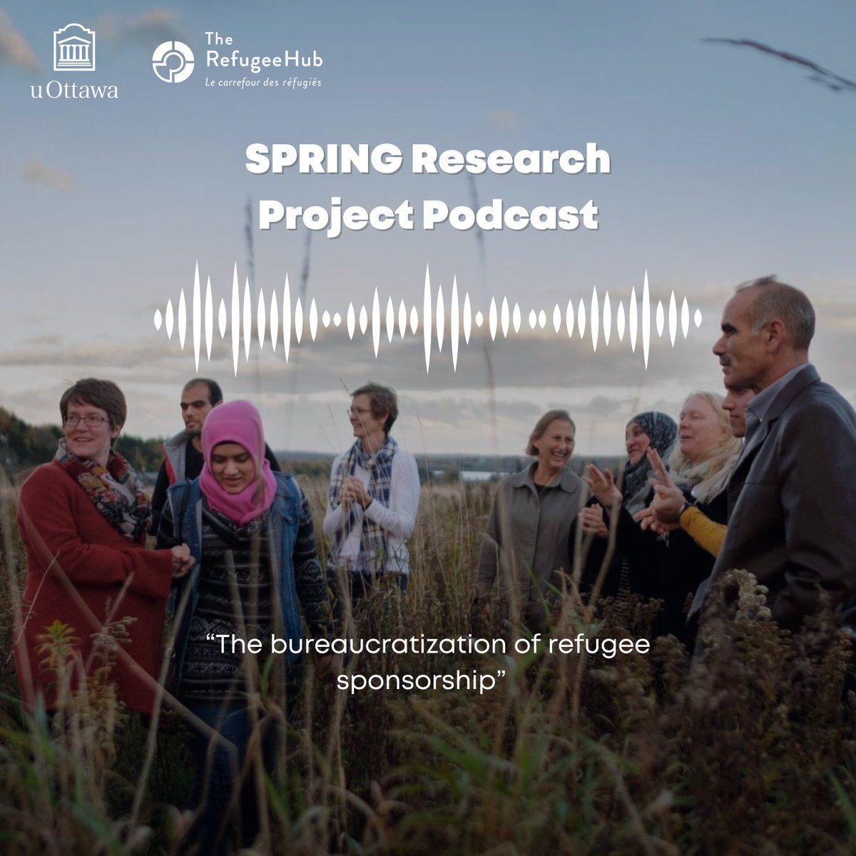 Pathways_Intl's tweet photo. Discover the how bureaucracy may affect refugee sponsorship programs in the new #SPRINGResearchProjectPodcast. Our guest Lynn Weaver at SAH Association shares recommendations for policy makers and practitioners for 🇨🇦 & beyond!
🎧 Listen here👉: https://t.co/sWOFC2nMe8 https://t.co/6GE4psmG5q
