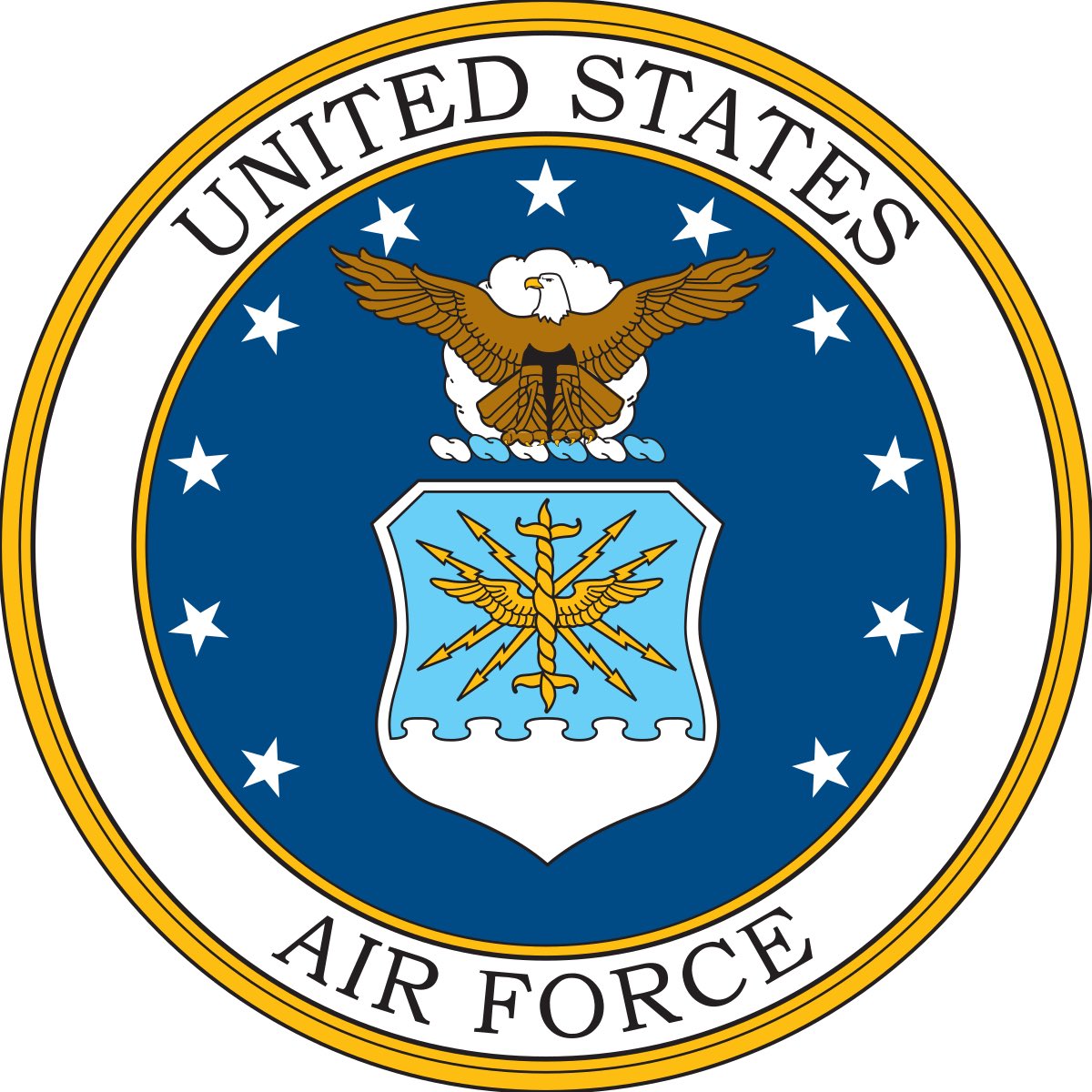 The US Air Force is here today during both lunches.
