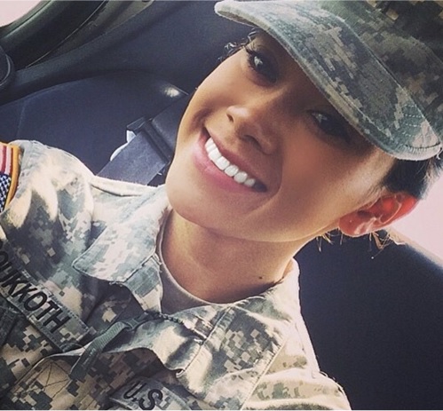 AlaskaComm's tweet photo. May is #MilitaryAppreciationMonth, so we’ll be introducing team members who’ve served or are currently serving. This is Maxine, a member of our service delivery team. Driven by her desire to challenge herself physically, she enlisted in the Alaska Army National Guard. (1/2) https://t.co/lI3IcqkcU3