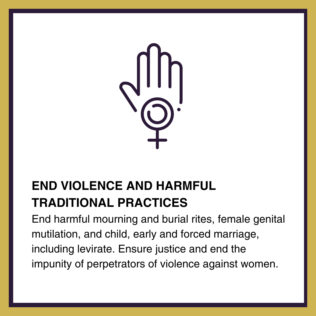 globalwidows's tweet photo. UN General Assembly resolution Addressing the Situation of Widows - Policy ask #1: End violence and harmful traditional practices 

 #MakeWidowsMatter #endvaw #EndViolenceAgainstWomen https://t.co/SEa58QQKVt