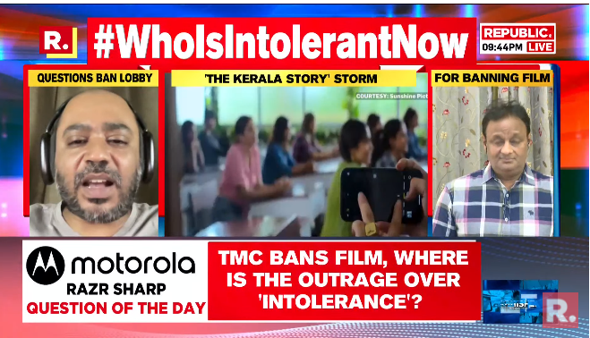 republic's tweet photo. #WhoIsIntolerantNow | The free speech lobby is hiding and silent on the banning of 'The Kerala Story' because this is not the sort of publicity they want: Watch Writer @Iyervval lashing out at the hypocrisy of freedom of expression activists - https://t.co/czFQrKHPCc
#TheKeralaStory #MamataBanerjee #TMC #SudiptoSen #ISISBrides #Kerala