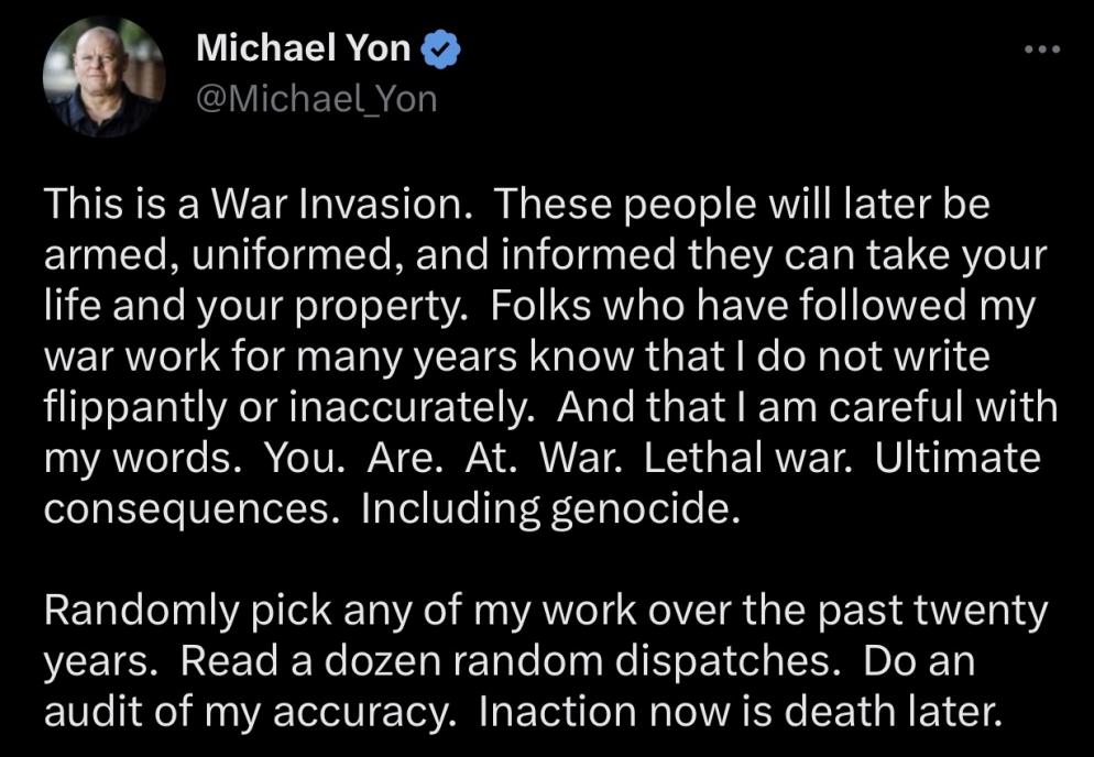 stevebrann3's tweet photo. Regarding our borders… https://t.co/aZjgIJPdde