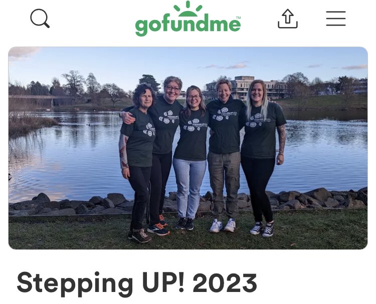 Stepping UP! @StirUni @Stirling_Nurse (@stepupstirling) on Twitter photo We are (virtually) stepping the distance around the coastline of scotland to raise money for <a href="/ResilienceLear1/">Resilience Learning Partnership</a> 👣👣👣
Want to know more about
Resilience Learning Partnership…
youtu.be/bY6Aa2poK00
Want to donate? 🙏
gofund.me/d5d5bfe1
Go! <a href="/Stirling_Nurse/">Stirling_Nurse</a> We are (virtually) stepping the distance around the coastline of scotland to raise money for <a href="/ResilienceLear1/">Resilience Learning Partnership</a> 👣👣👣
Want to know more about
Resilience Learning Partnership…
youtu.be/bY6Aa2poK00
Want to donate? 🙏
gofund.me/d5d5bfe1
Go! <a href="/Stirling_Nurse/">Stirling_Nurse</a>