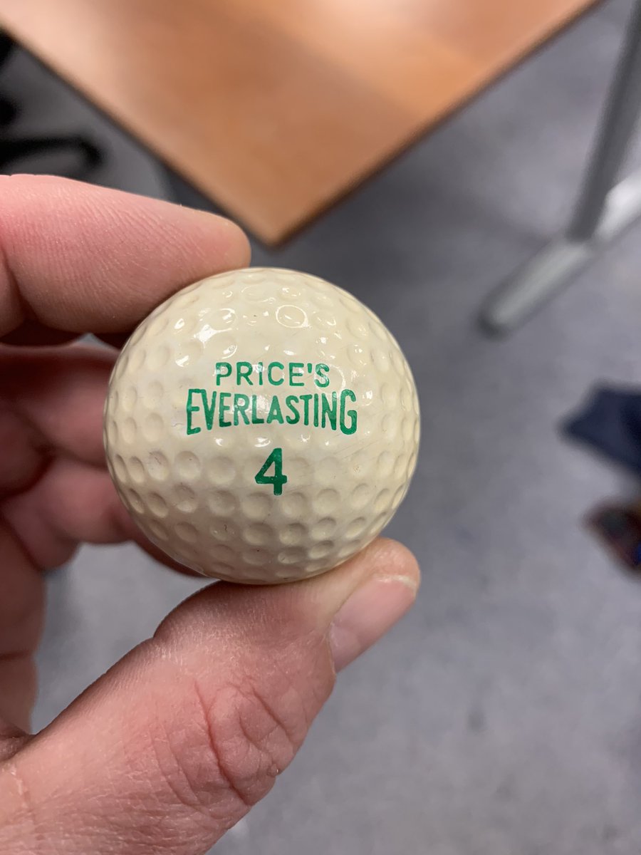 RetroAndRareGlf's tweet photo. Who remembers playing one of these? Vague recollection of them not going far enough to lose one 😉🙄 https://t.co/iDbK3YG89Q