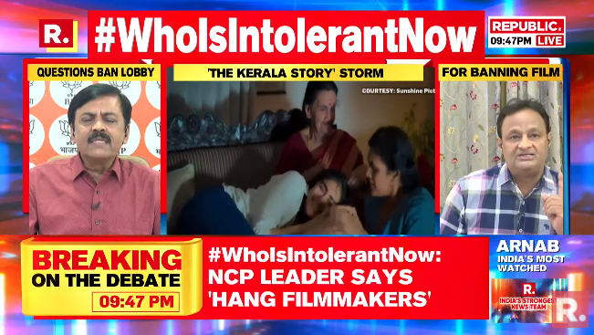 republic's tweet photo. #WhoIsIntolerantNow | Freedom of expression activists have been silent on many such issues apart from 'The Kerala Story', for example the protest by wrestlers. This film will be considered successful only when BJP wins the Karnataka elections: Samajwadi Party National Spokesperson @VivekSilas - https://t.co/czFQrKHPCc
#TheKeralaStory #MamataBanerjee #TMC #SudiptoSen #ISISBrides #Kerala