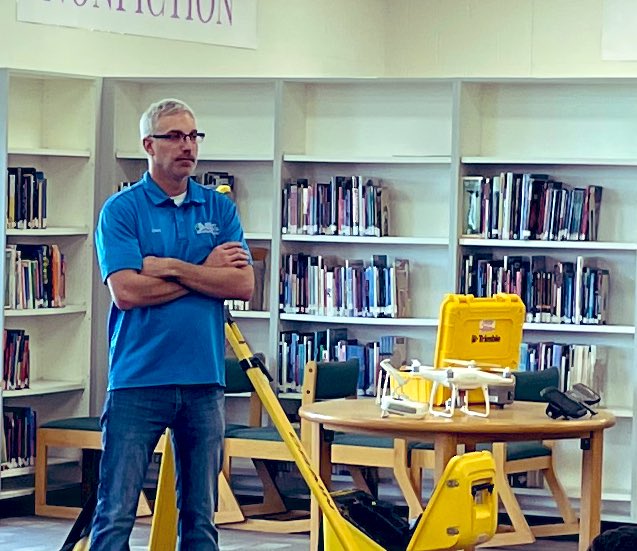 principal_boyer's tweet photo. Thank you to ICS and Bogart Pederson and Assoc. for coming in and presenting to 7th grade.  #making math relevant! https://t.co/ysD2qpdWev