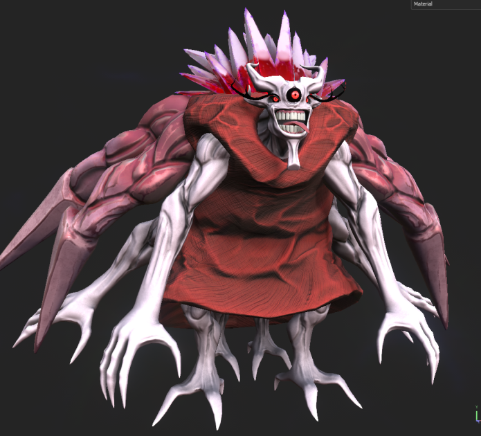 ya_gravity's tweet image. one eyed owl kakuja 3d model  (this is player's version) there will be another version for the boss for

DM now to buy✉️
#ROBLOX #RobloxDev #RBXDev #RobloxUGC #robloxart #Blender3d