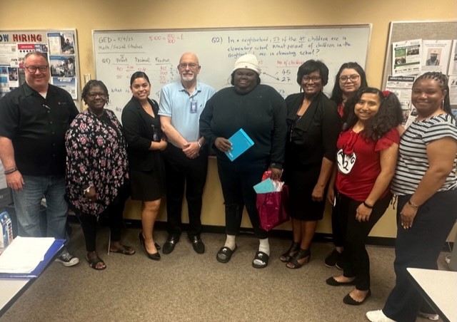 AELIrvingISD's tweet photo. We knew you could do it TeAsia!  Congratulations from Irving ISD, Your Classmates &amp; Irving Cares on passing the GED.  College Admissions Here We Come ..and TeAsia don't forget that NEW galaxy tablet!  #AEL #AdultEducation #IrvingISD #Thepowerofus #IrvingCares #GED #AztecSoftware https://t.co/yxhbePrb05