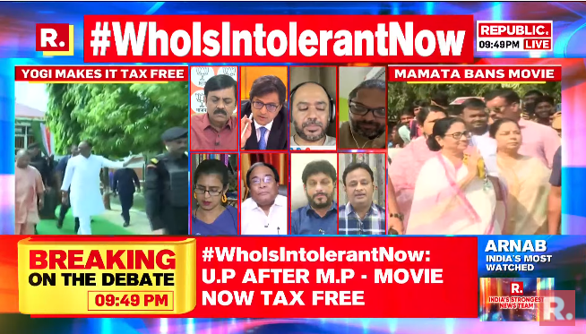 republic's tweet photo. #WhoIsIntolerantNow | 'The Kerala Story' is a dangerous movie for the society. BJP wants to divide and rule suing such films: Samajwadi Party National Spokesperson @VivekSilas - https://t.co/nqDWAQALn3
#TheKeralaStory #MamataBanerjee #TMC #SudiptoSen #ISISBrides #Kerala https://t.co/MkrFeESnB9