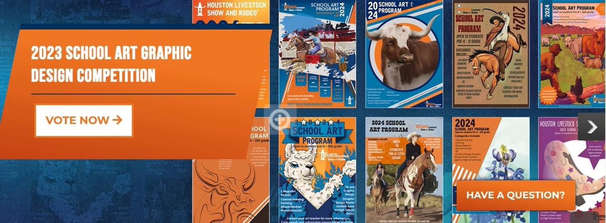 m.cmpgn.page/xTvsft?sre=gW4…

The GRAPHIC DESIGN Competition is now posted and ready for your TO CAST YOUR VOTE from the top 10!! You can vote once in a 24-hour time period. Share the love - and send the link to a friend. <a href="/kleinfinearts/">Klein ISD Fine Arts</a> <a href="/LeahSMcWhorter/">Leah McWhorter</a>