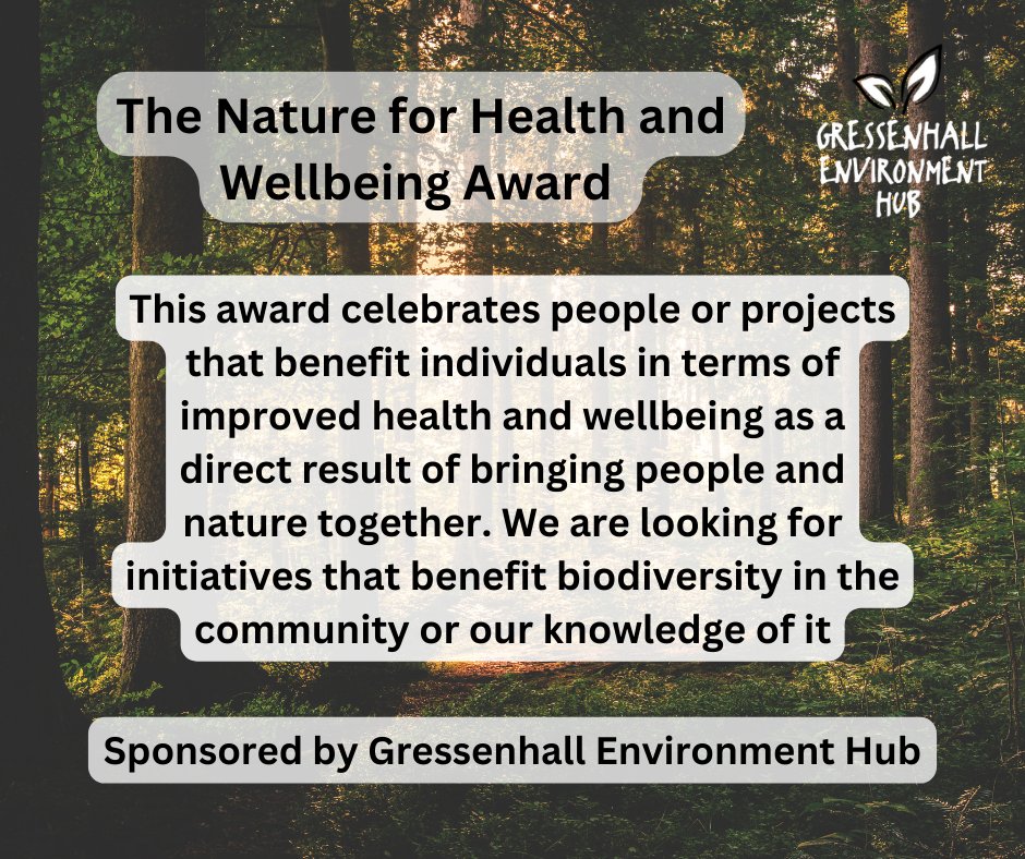 There are now less than 2 weeks left to make your nominations for the 2023 community biodiversity awards. Dont run out of time, its a great way to show appreciation to local action and its free. Nominate now: norfolkbiodiversity.org/community-2/co… #NorfolkCBA2023 #norfolk @GressenhallFW