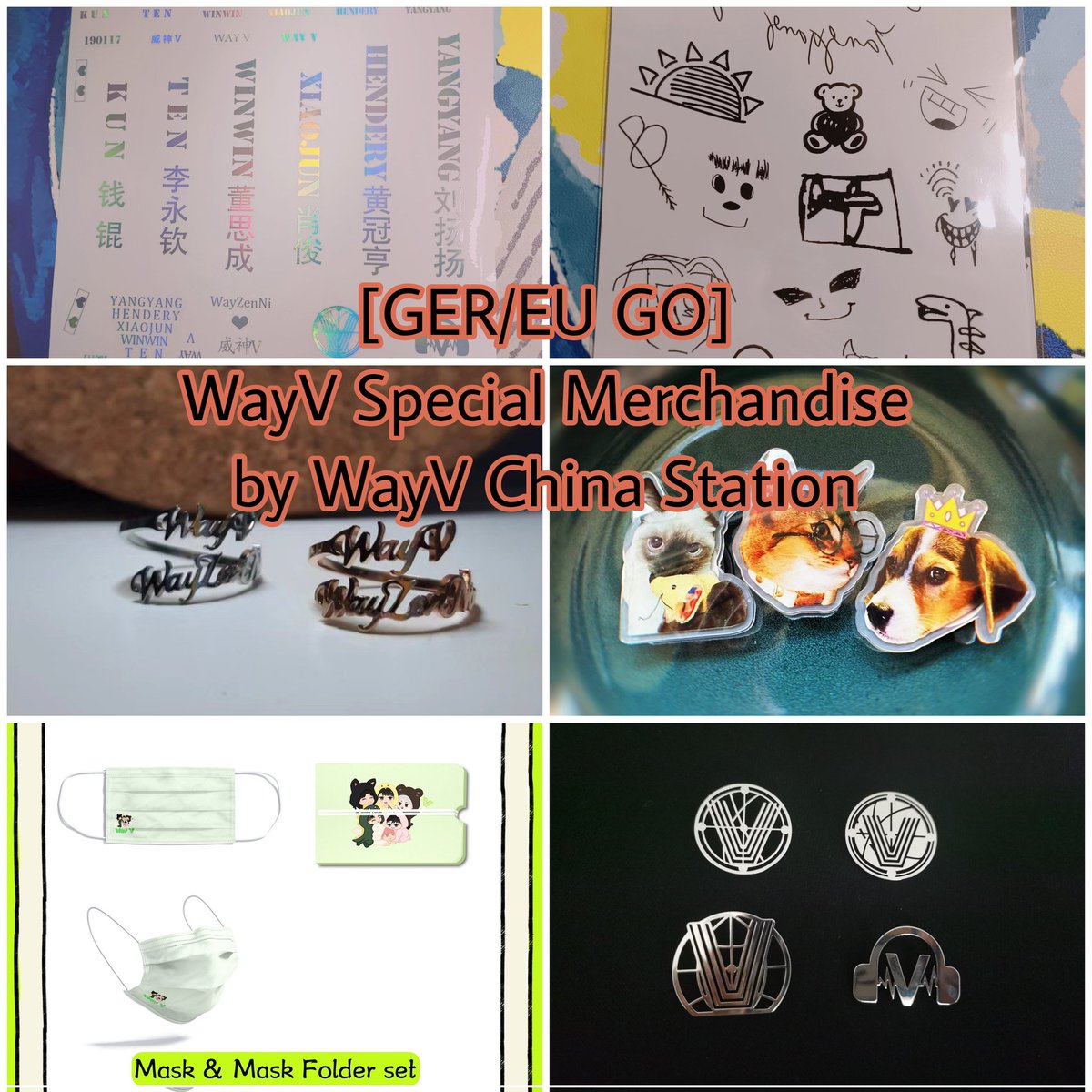 NCittyGOs's tweet photo. [GER/EU GO]

WayV China Station Special Merchandise by @WayV_China_STA

💝 Various items
💝 1,98€ - 6,82€
💝 3 payments (item+proxy fee+shipping to caddy, international shipping, (customs)+domestics) https://t.co/mnVCDtTqM5