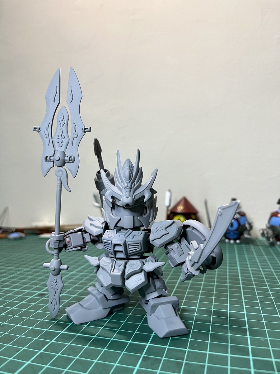 maxmis9's tweet image. 三國傳改造，白銀的龍將軍陳到。
#SD鋼彈 #BB戰士
#SDガンダム #gundam 
#LGBB #SD三國傳