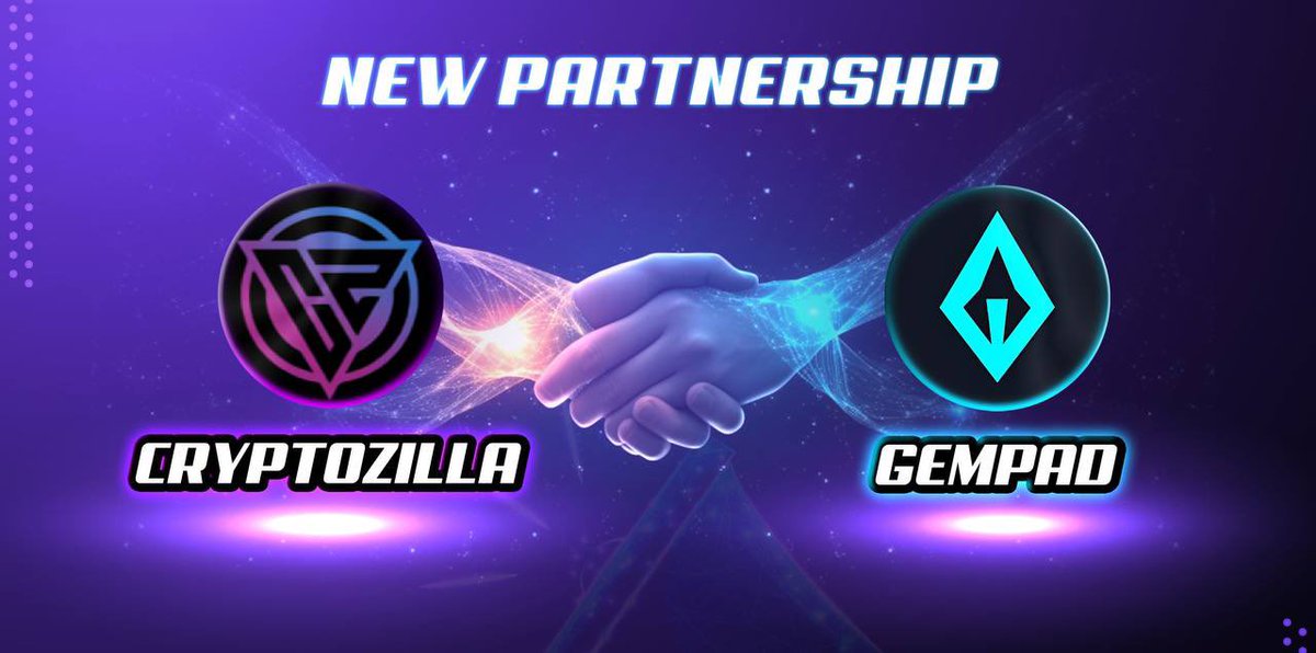 CryptoZilla Ventures (@cryptozillavc) on Twitter photo Amazing #Partnership Announcement!๐
<a href="/CryptoZillaVC/">CryptoZilla PR</a> x <a href="/TheGemPad/">๐๐ฒ๐บ๐ฃ๐ฎ๐ฑ</a>
๐ค We are excited to announce our partnership with GemPad, a frontline protocol for users and project owners to launch their projects and tokens.
Together we will collaborate and bring you guys some amazing Amazing #Partnership Announcement!๐
<a href="/CryptoZillaVC/">CryptoZilla PR</a> x <a href="/TheGemPad/">๐๐ฒ๐บ๐ฃ๐ฎ๐ฑ</a>
๐ค We are excited to announce our partnership with GemPad, a frontline protocol for users and project owners to launch their projects and tokens.
Together we will collaborate and bring you guys some amazing
