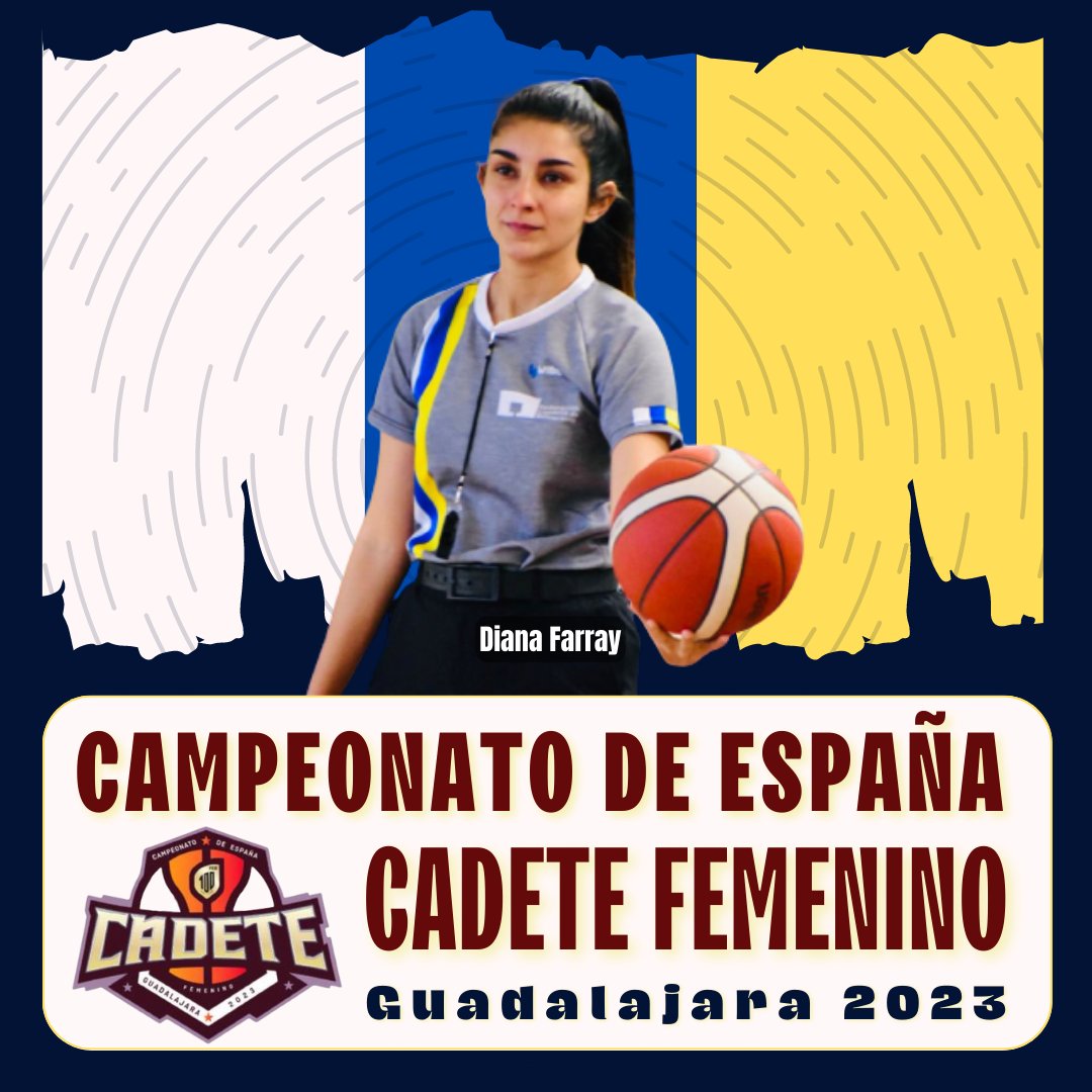 💥 Diana Farray ha sido designada para el Campeonato de España 🇪🇸 de Clubes #CadeteFem que se celebrará en Guadalajara del 14 al 20 de mayo de 2023.

🎉¡Enhorabuena, Diana y muchísima suerte! 🇮🇨
