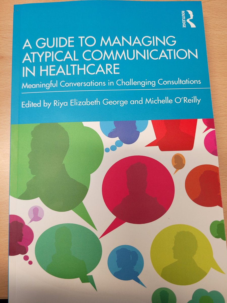 Excited to have recieved a copy of <a href="/RiyaEGeorge/">Dr Riya E. George</a> &amp; Michelle O'Reilly's book which features a chapter by <a href="/RNID/">RNID</a>'s Crystal Rolfe and myself! <a href="/MSELibraries/">MSE Libraries</a>