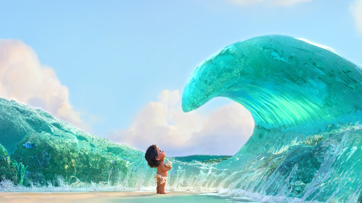 DisneyAnimation's tweet image. Friends from first wave. 🌊
