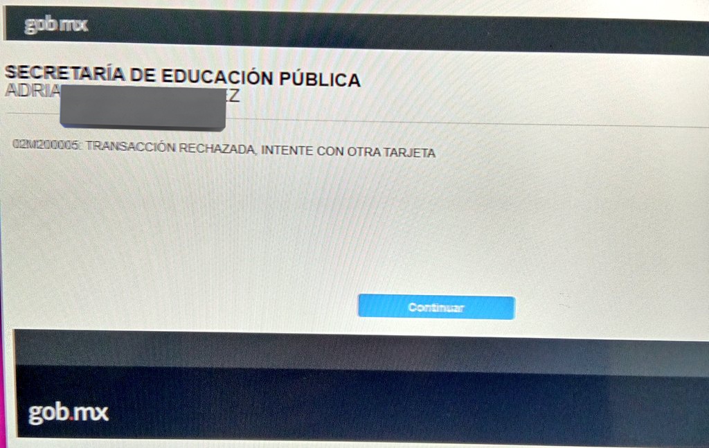 aDiiegiles's tweet photo. @GobCDMX @SEP_mx  Llevo dos días intentando hacer el pago de mi cédula profesional y me lo rechaza.
Ya intenté con diferentes exploradores y diferentes tarjetas y ninguna acepta.
Me pueden apoyar? Gracias https://t.co/cK4JGiXkn9