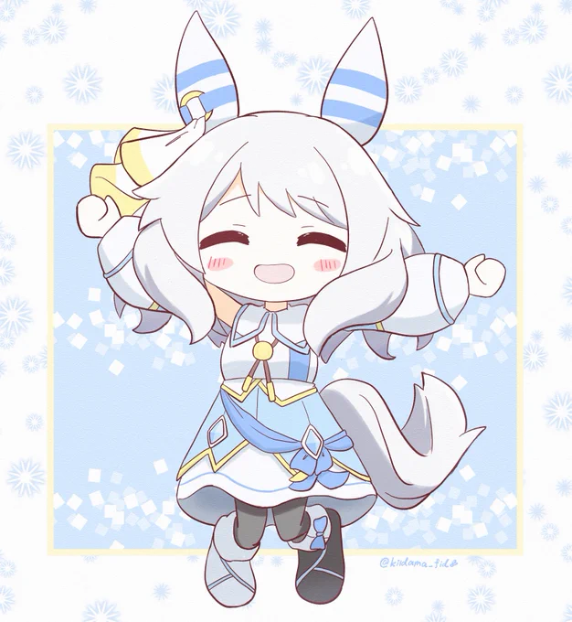 ヒシミラクルさん実装おめでとー!!!! びっくりしたけどめっちゃ嬉しい!!!! #ウマ娘 #ヒシミラクル