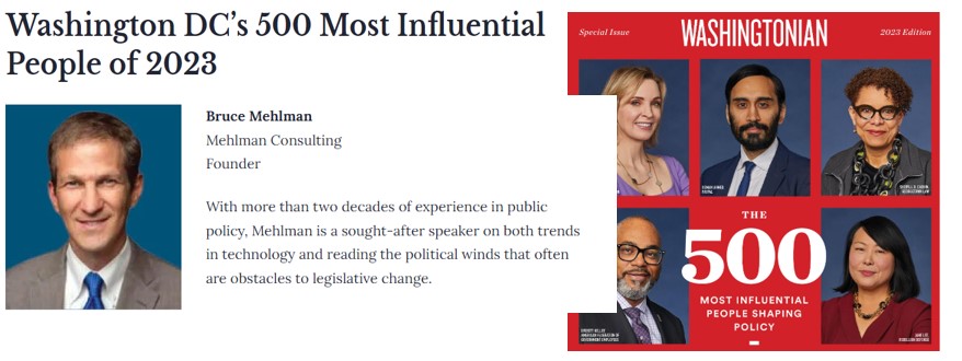 Washington DC's 500 Most Influential People of 2023