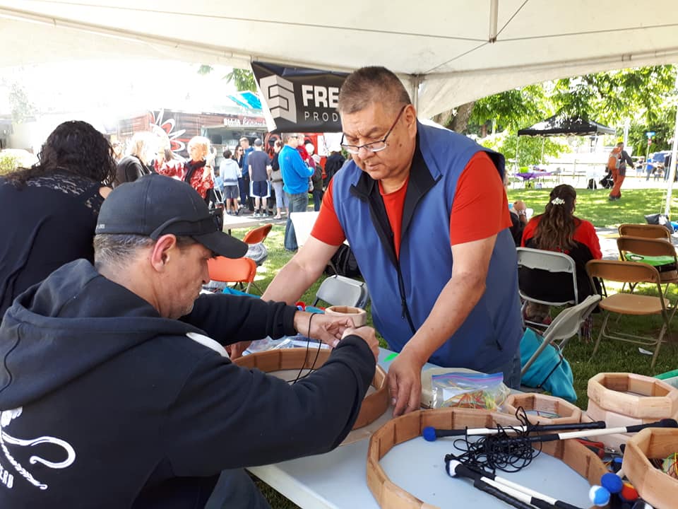 TretheweyHouse's tweet photo. Are you interested in learning how to make a drum? Now is your chance! Darren Charlie will be facilitating #drummaking workshops at Aboriginal Arts and Culture Day this year. For more information, please visit: https://t.co/Id7acK0JC2

#Abbotsford #AACD2023 https://t.co/5sOn9XaAb0