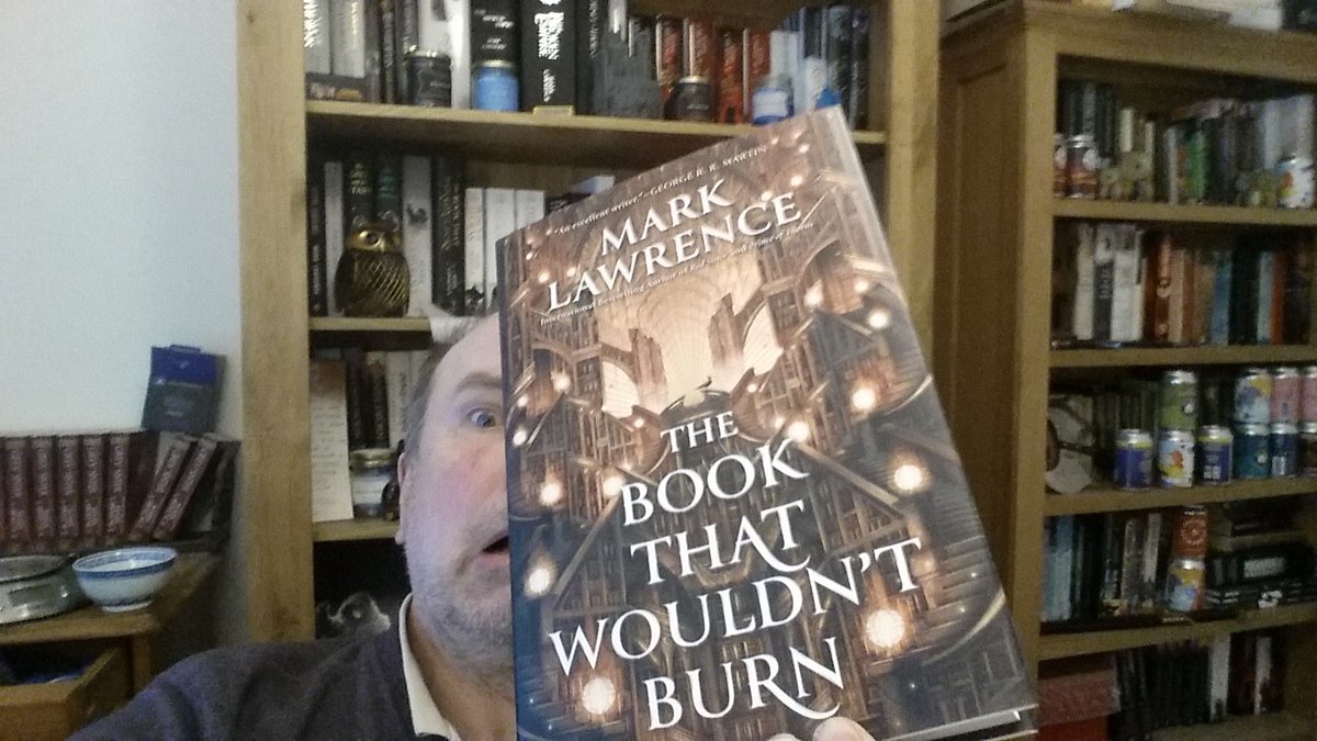 Mark__Lawrence's tweet image. To celebrate the release of THE BOOK THAT WOULDN'T BURN...

...everyone who retweets this g̷e̷t̷s̷ ̷a̷ ̷c̷a̷r̷  ... I mean is in the draw for a signed, dedicated copy ... I'll even number it for you!