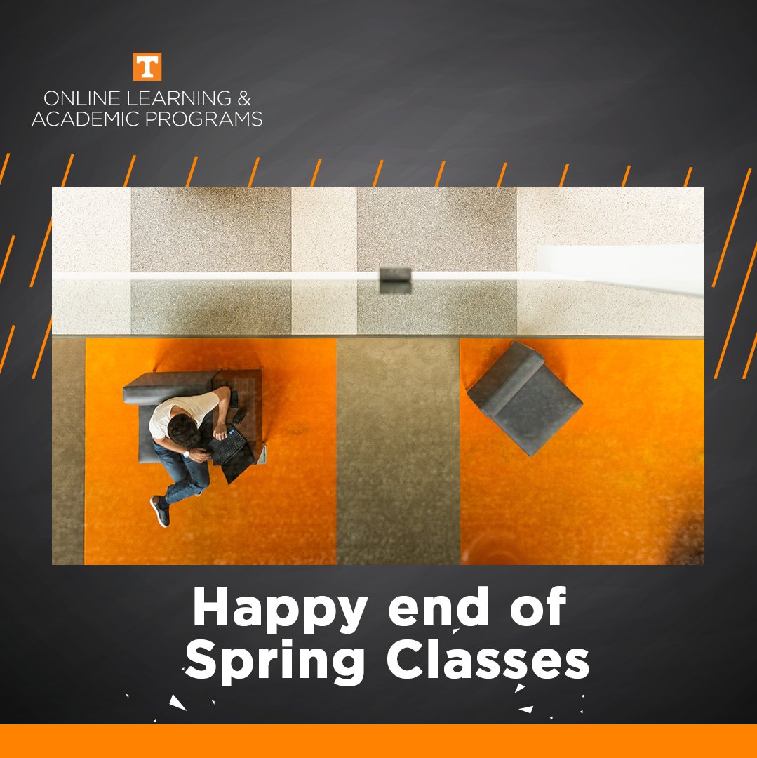We wish you <a href="/UTKnoxville/">UT Knoxville</a>  a great end of the semester!