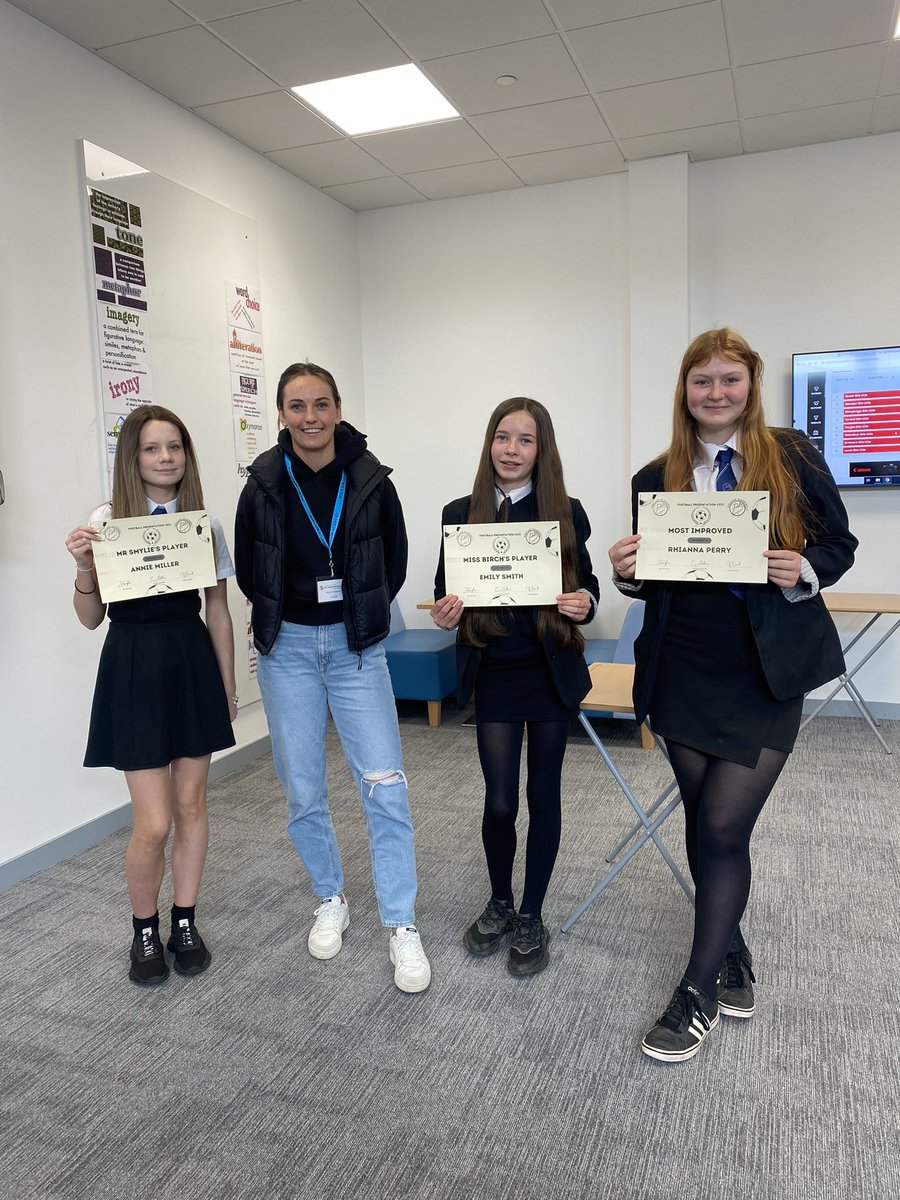 Boclair_PE's tweet photo. ⚽️ Girl’s Football Awards ⚽️ 

A huge thank you to our guest presenter WSL player Chloe Arthur for coming along to celebrate the success of our young people and present the awards! 🏆 

She was even nice enough to have a Q&amp;A session, that left our girls feeling inspired ⭐️ https://t.co/kSwpxQHTpX