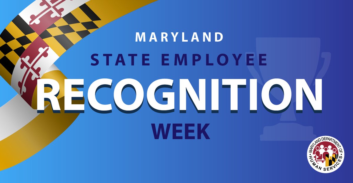 It's State Employee Recognition Week! We thank, celebrate, and recognize all Maryland State employees for their contributions and dedication to public service!

#PublicServiceRecognitionWeek ​#ThankYouStateEmployees