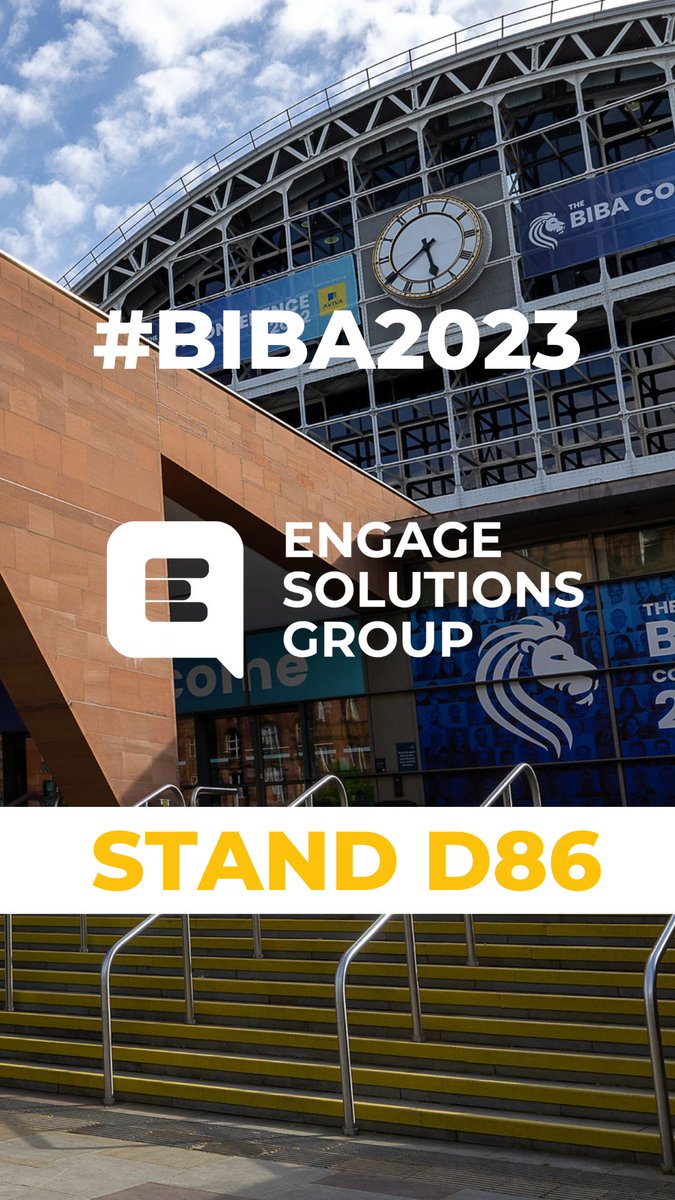 Heading to #BIBA2023?

Here's where to find our Engagement Experts &gt;
bit.ly/3LILLwq

#insurancebroker #Insurtech