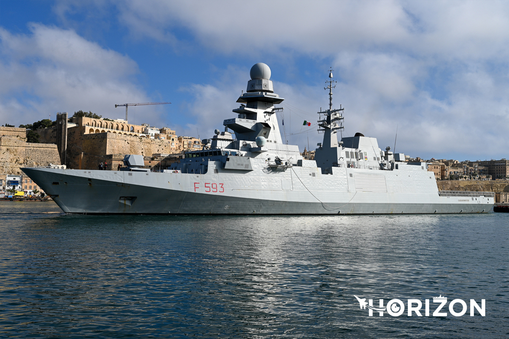 Italian Navy ITS Carabiniere (F593), Carlo Bergamini-class Frigate, Grand Harbour Valletta, Friday 5th May 2023. Photo: Saviour Schembri

bit.ly/3VP2vGP

@marinamilitareofficial #marinamilitare #esercitoitaliano #italia #poliziapenitenziaria #forzearmate #military #div…