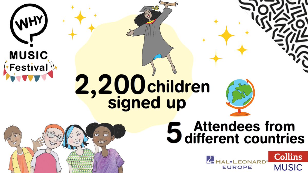 TheWhyBooks's tweet image. Over 2,200 primary school kids are signed up for The Why Music Fesitval! Don't miss out on your free ticket here eventbrite.co.uk/e/the-why-musi… #teachertwitter #ukedchat #edchat #musiced