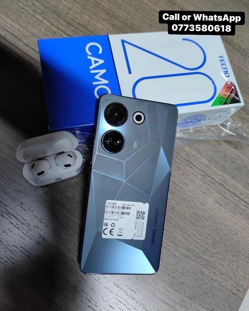 Okot_01's tweet photo. ✅Brand new Tecno Camon 20 
✅Rom 256gb ✅Ram 16gb
✅at only 790,000
Swaps and top ups are allowed 

Call or WhatsApp ❤️0773580618 for order and delivery 

#lene_electronics #lene_store https://t.co/3velzp0nAB