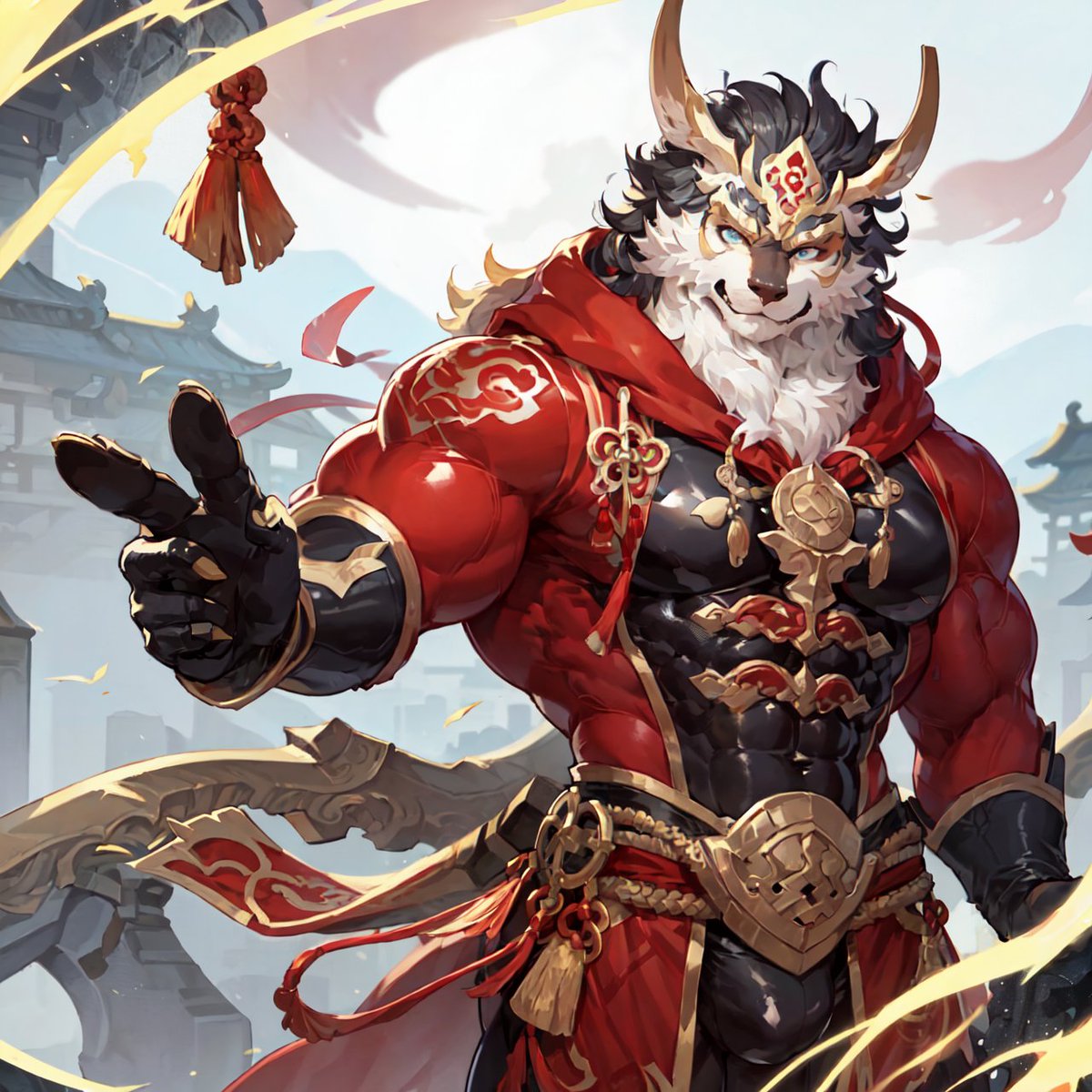 Chinese mythical beast-Baize