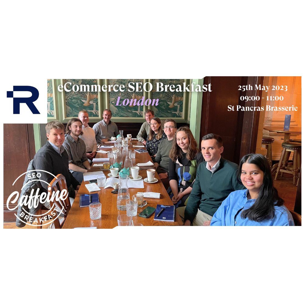 ☕️ Join us on the 25th of May at St Pancras Brasserie for another eCommerce SEO Breakfast!

We are teaming up with <a href="/SpecialistWorks/">The Specialist Works</a> to host a breakfast event packed with delicious food, and eCommerce insights galore!

Join the waitlist to secure your spot.
(link in the comments)