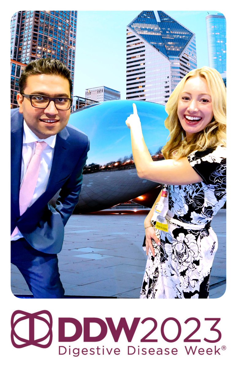 I don’t know where to start when it comes to this amazing mentor @BilalMohammadMD. THANK YOU for your endless support & for coaching me through this 1st #DDW2023. I think most would agree when I say I have the #MentorOfTheCentury (PS finally caught him laughing on camera 😂)