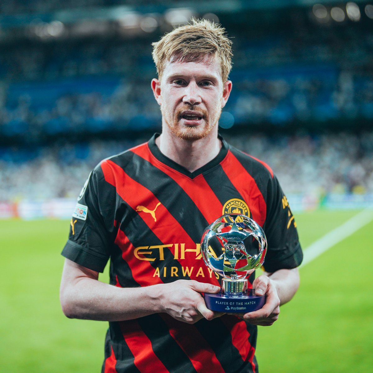 Player of the Match display! 🪄

⚪️ 1-1 ⚫️ #ManCity