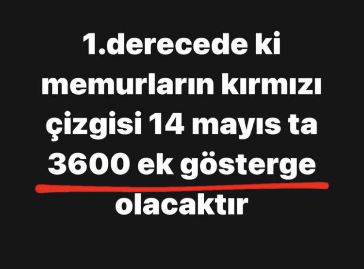 1.derecedeki 470 bin memur ve çevresi olarak 3600 haksızlığının hesabını sormak için 14 Mayısı bekliyor #MemurHesapSoracak
#BirinciDereceye3600