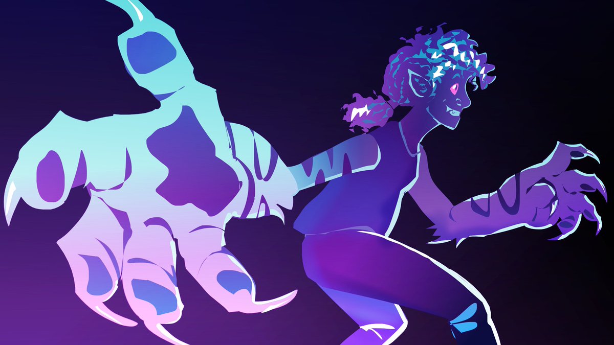 dandelleum's tweet photo. Since I decided to change my display and username (but not my profile pic), might as well re-introduce myself:
Hi! I go by the name of Willow Wisp, and am an artist from Portugal! I am non-binary (transmasc) and not exactly very social. But I try my best! https://t.co/mpEWrH1xBr
