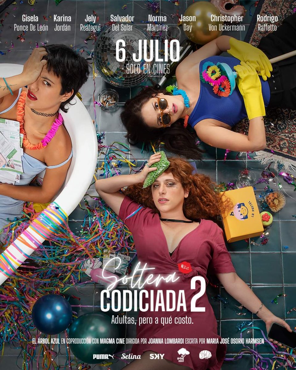 Afiche oficial de #SolteraCodiciada2 ✨
Estreno: 06 de Julio 
💗
<a href="/miseliti/">Gisela Ponce de León</a> <a href="/KarinajordanM/">Karina Jordán</a> @jelyreategui
