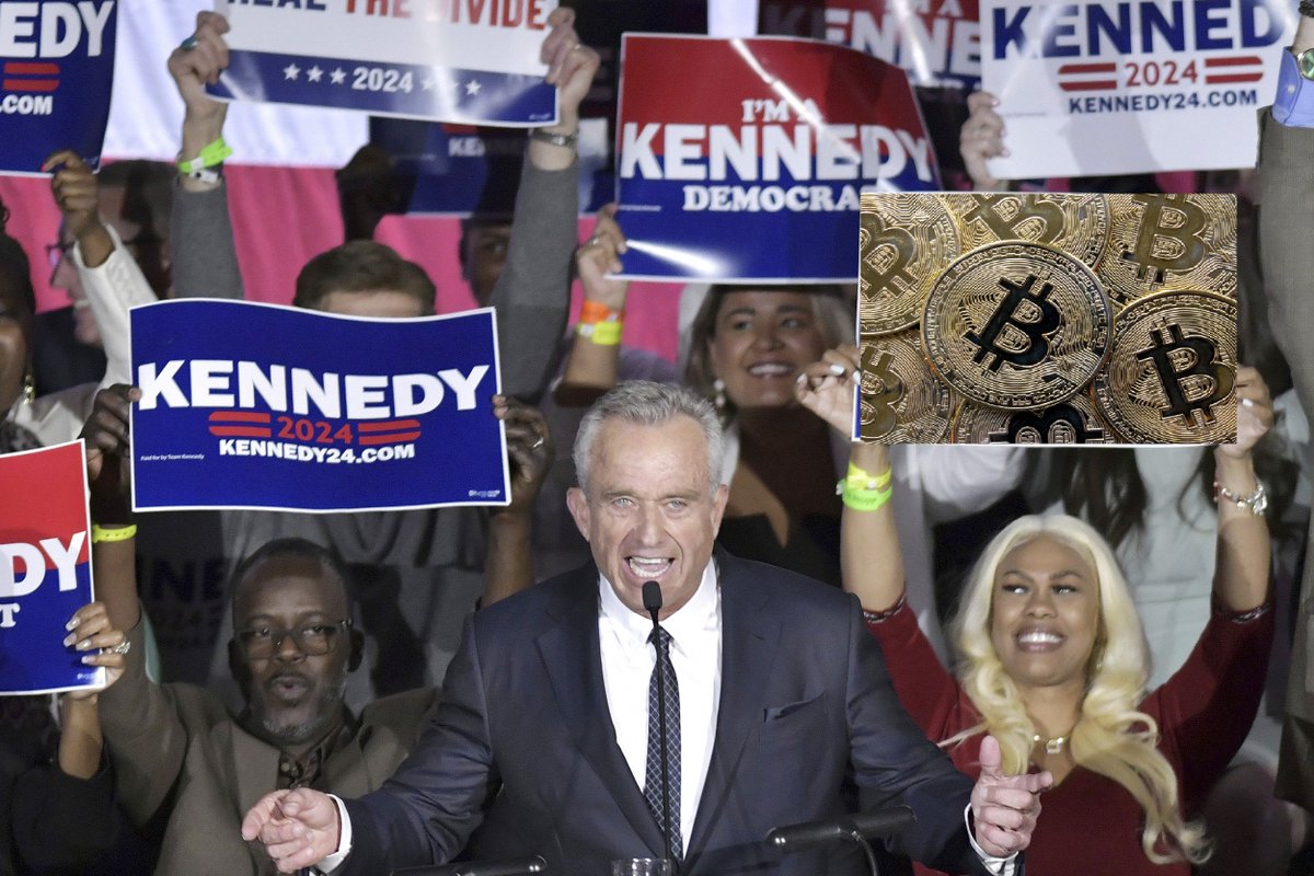 carlossapient's tweet photo. 💥 Noticia: El candidato presidencial de #EEUU, Robert Kennedy Jr., ha hecho una declaración contundente: se opone a las #CBDC y defiende a #Bitcoin 

Según sus palabras: "Las políticas de las CBDC podrían congelar tu cuenta bancaria. Por eso, estoy en contra de ellas y apoyo a #Bitcoin". 

¡La tecnología blockchain y la descentralización están ganando  apoyo en la arena política! #BTC #criptomonedas
