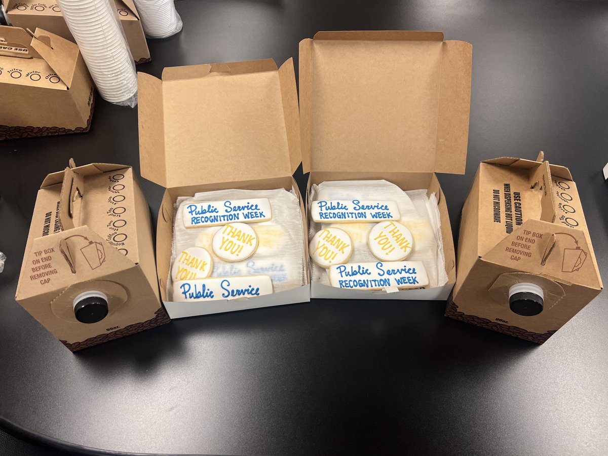 The PPMC recognizes our clients, partners, and friends in government work and beyond each year. Today we treated the City and County staff and WSU IT Department to cookies and coffee! #PSRW #GovPossible