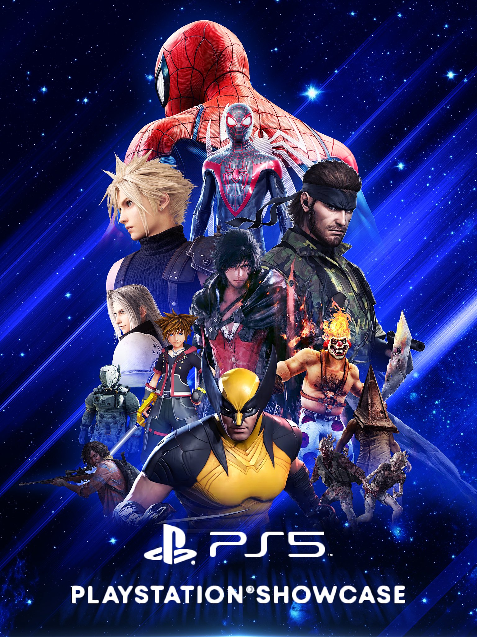 Brian Piyuka on X: Playstation Showcase Hype!, hopefully we have one soon.  Fan-made poster by me. #Playstation #PS5 #Sony #PlayStationShowcase   / X