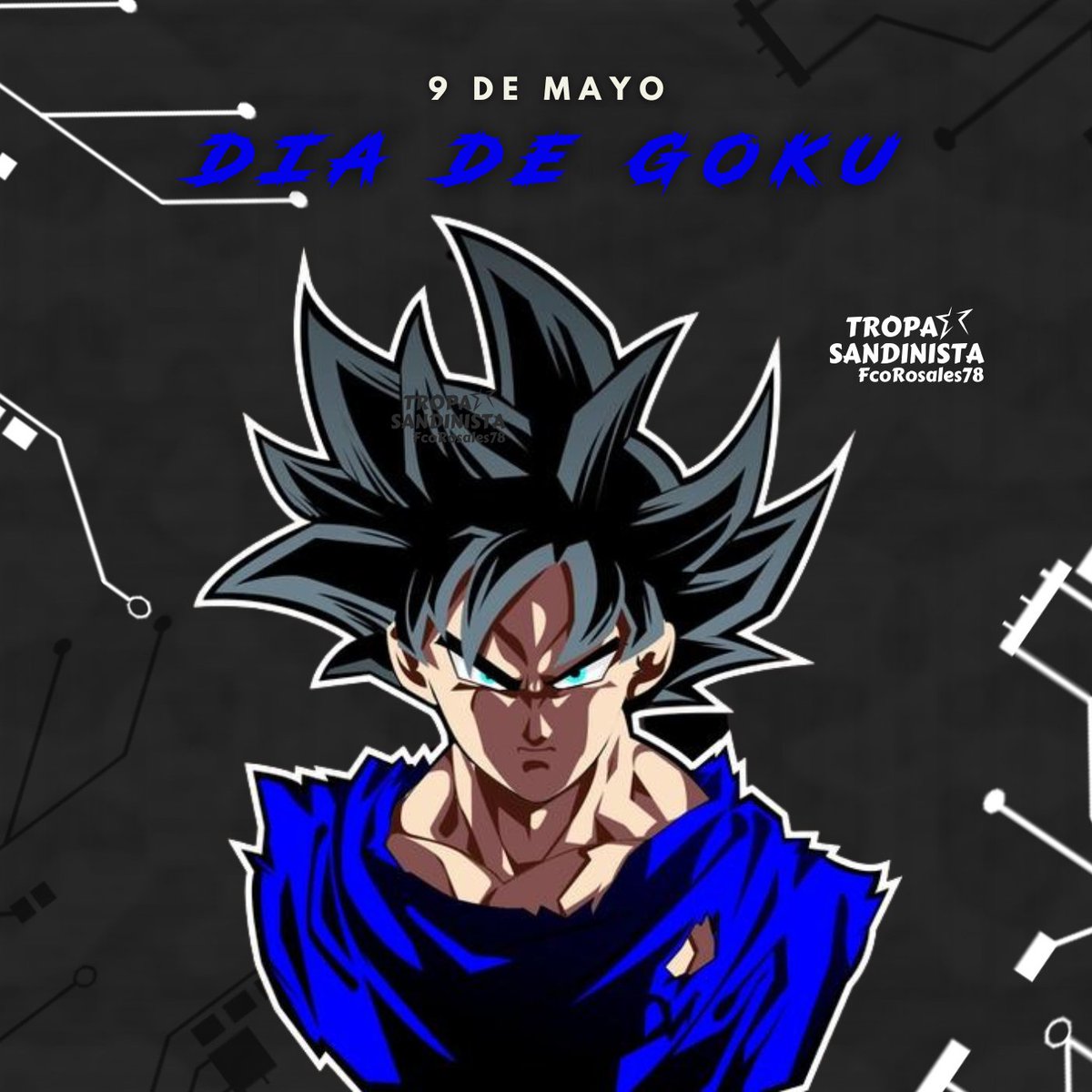 Hoy #9Mayo se celebra el día de Goku, un evento internacional en honor al legendario personaje de Dragon Ball Z.
En Japón, el calendario se lee al revés, aquí es donde entra en juego la pronunciación de los números: el número "5" se lee como "Go" y el número "9" se lee como "Ku".