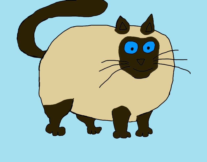 siamese cat fanart #siamesecat #gatosiames #thesecretlifeofpets  #gatossiameses #fanartdigital #drawingdigital2023 #catbreed #catsbreeds #razasdegatos  #drawingcats