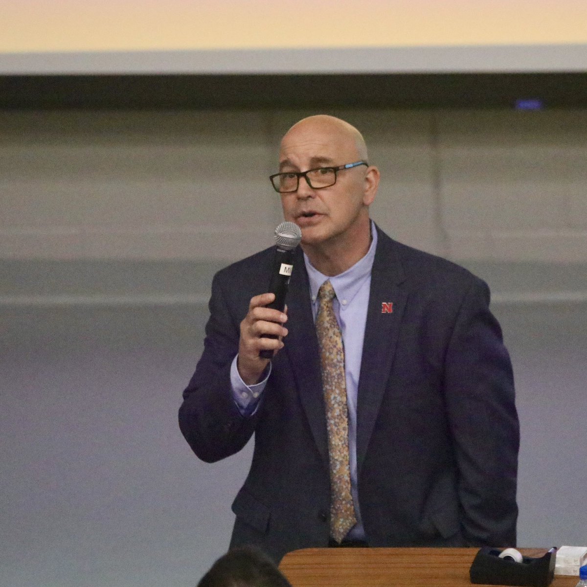 UNL_AniSci's tweet photo. “Sustainable Protein: The Future of Nutrition” getting started in Animal Science, Room B101. Tryon Wickersham, professor of animal nutrition at Texas A&amp;M University, is the keynote speaker with panel discussion to follow. https://t.co/ml7PoNv9Y9